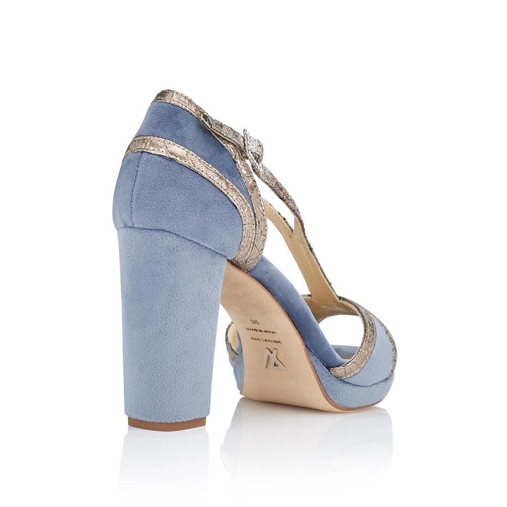 "BAMBINA BLU SANDAL" (8,5 CM)