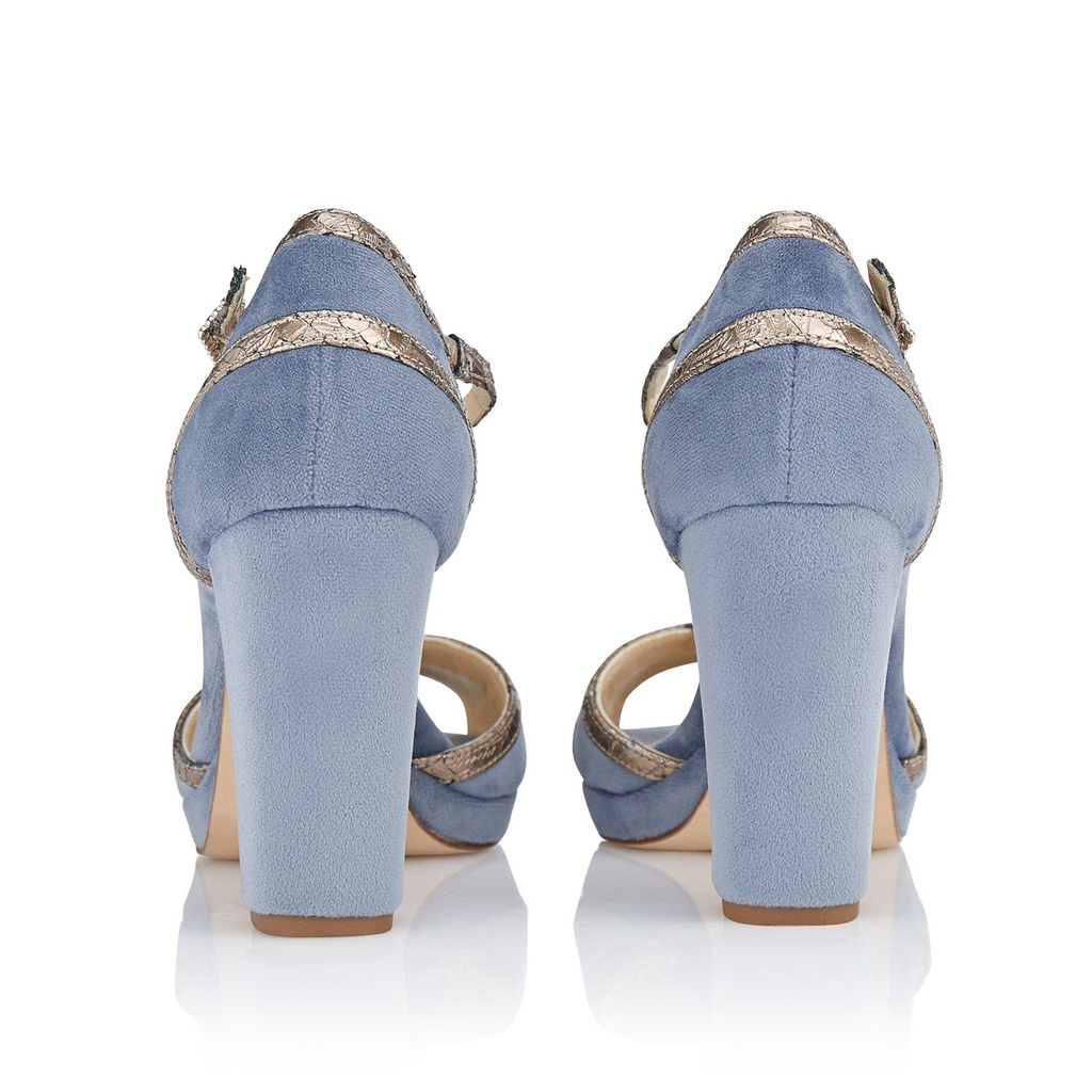 "BAMBINA BLU SANDAL" (8,5 CM)