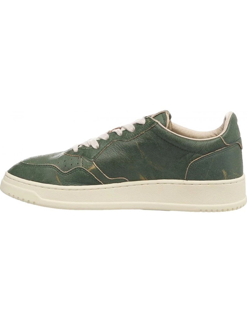 AUTRY Medalist low piel cabra verde vintage