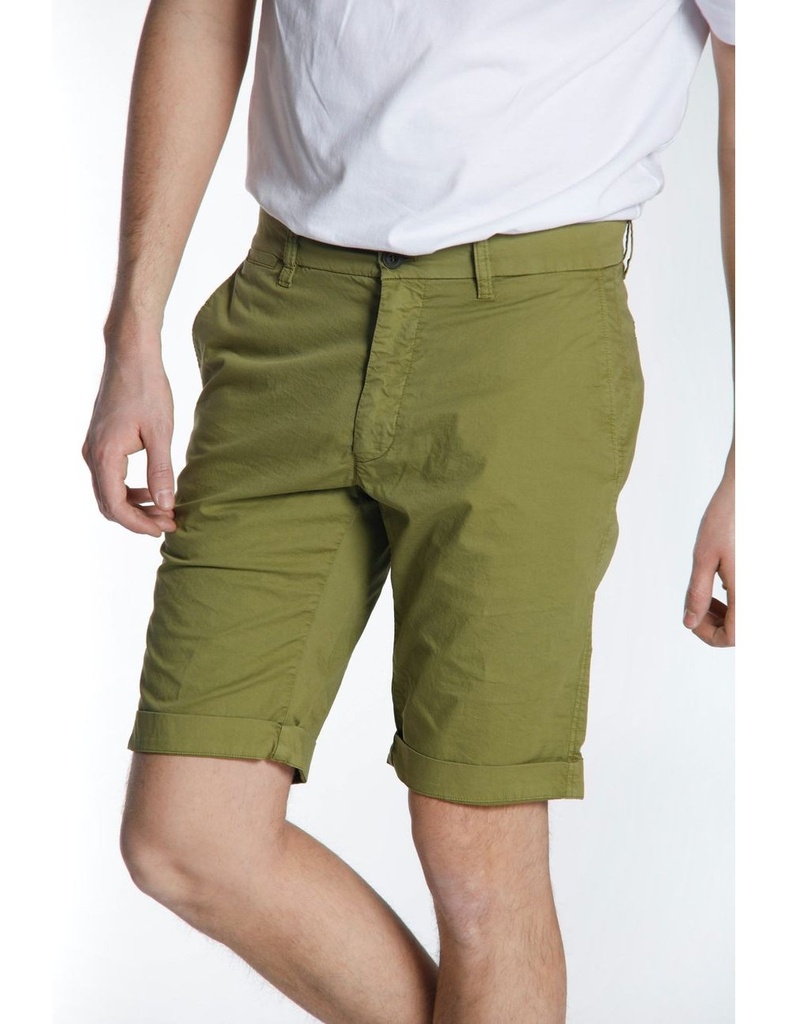 Mason's Bermuda en algodón strech color gris plomo