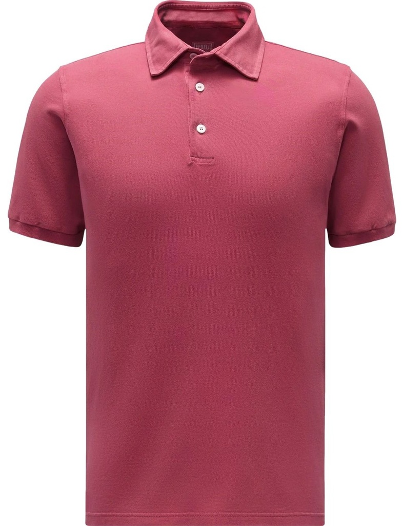 FEDELI Polo North Manga Corta piqué magenta