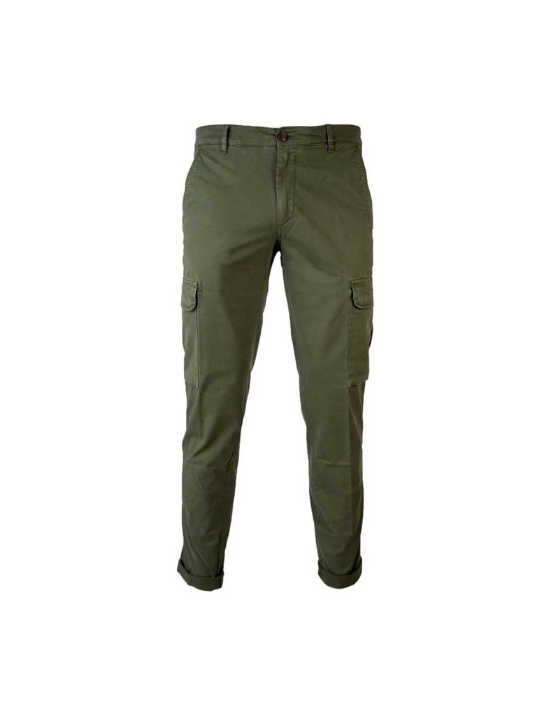 40 weft Pantalón cargo aiko verde militar
