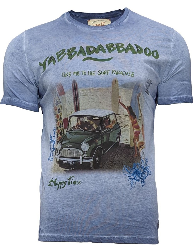 Bob Camiseta manga corta azul paradise