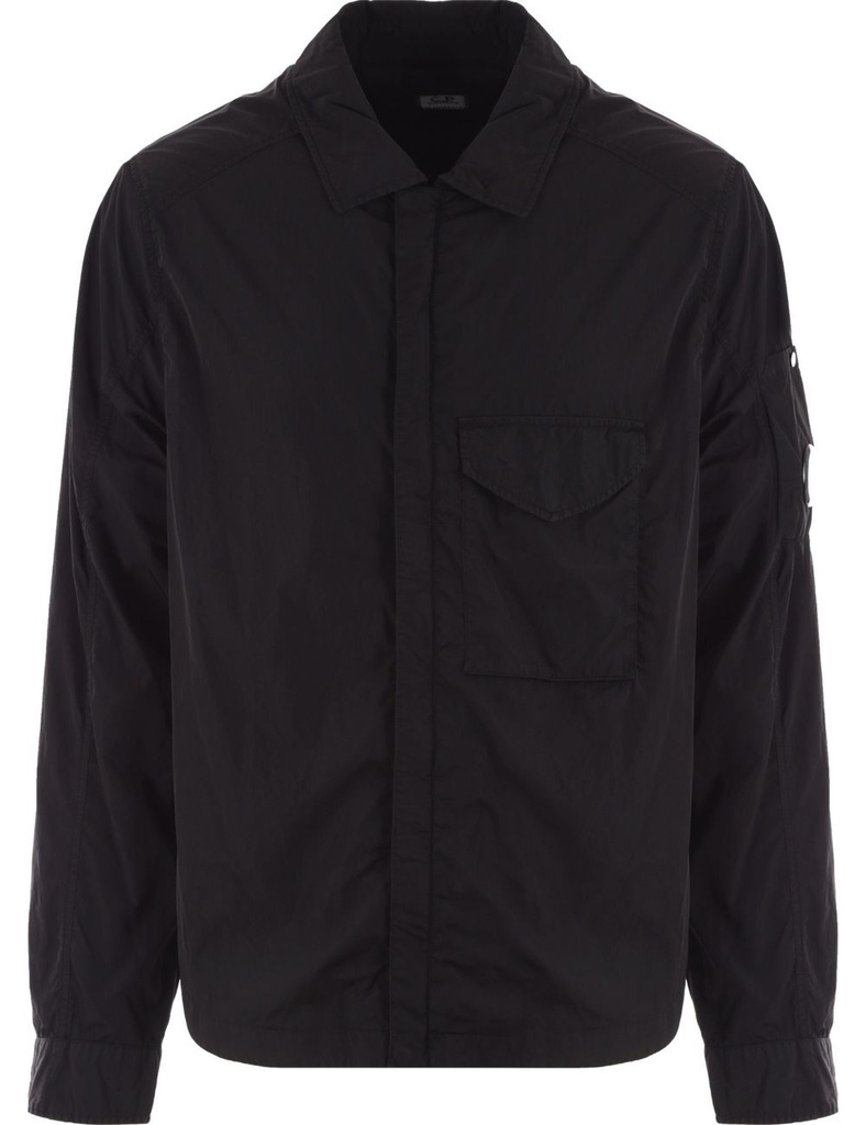 CP COMPANY Chrome-R Zipped Overshirt negro
