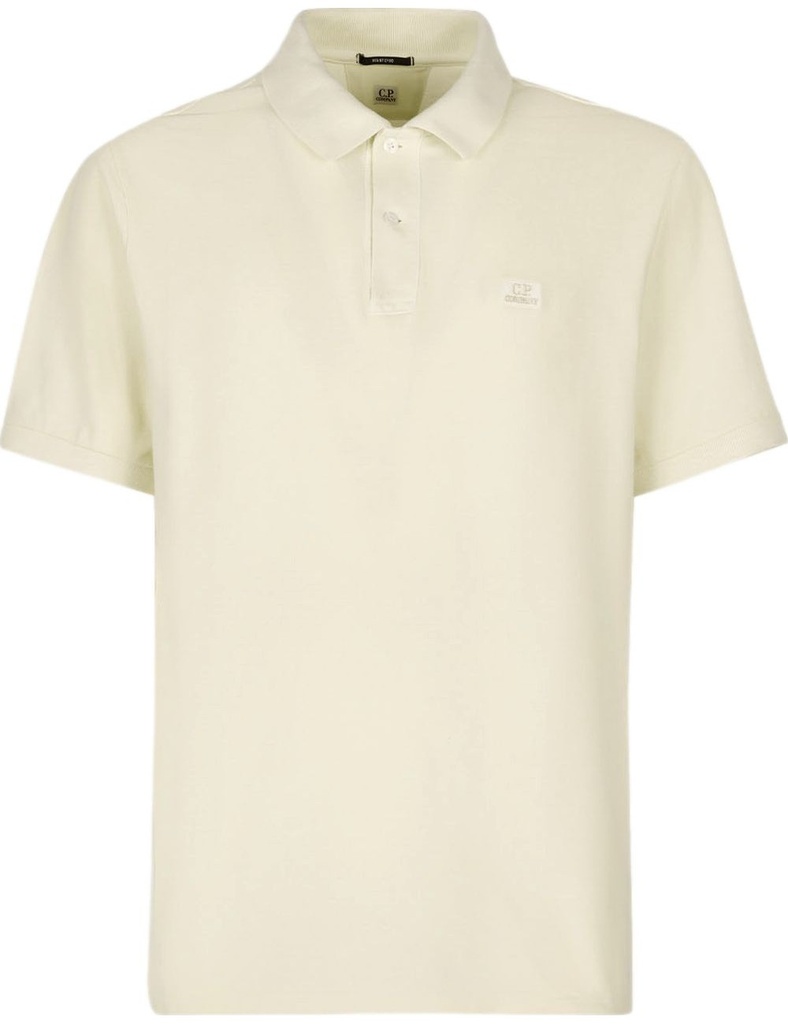 CP Company polo piquet resyst dyed amarillo suave