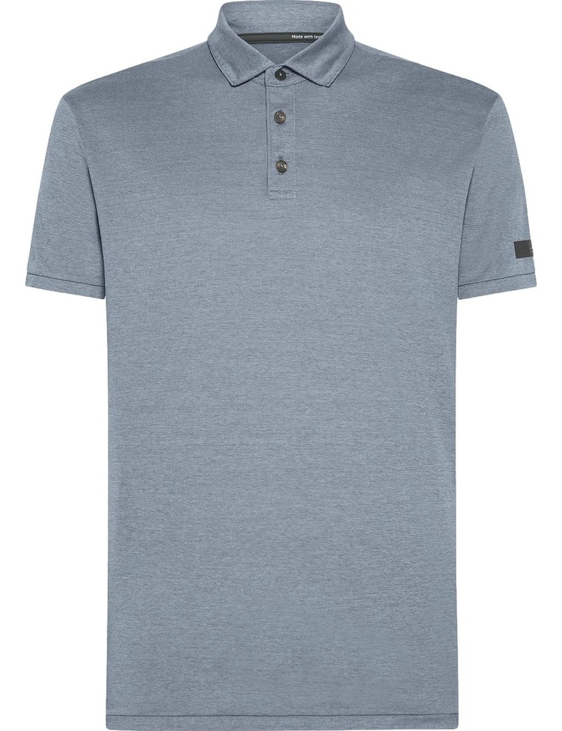 RRD Polo manga corta Doticon gris acero