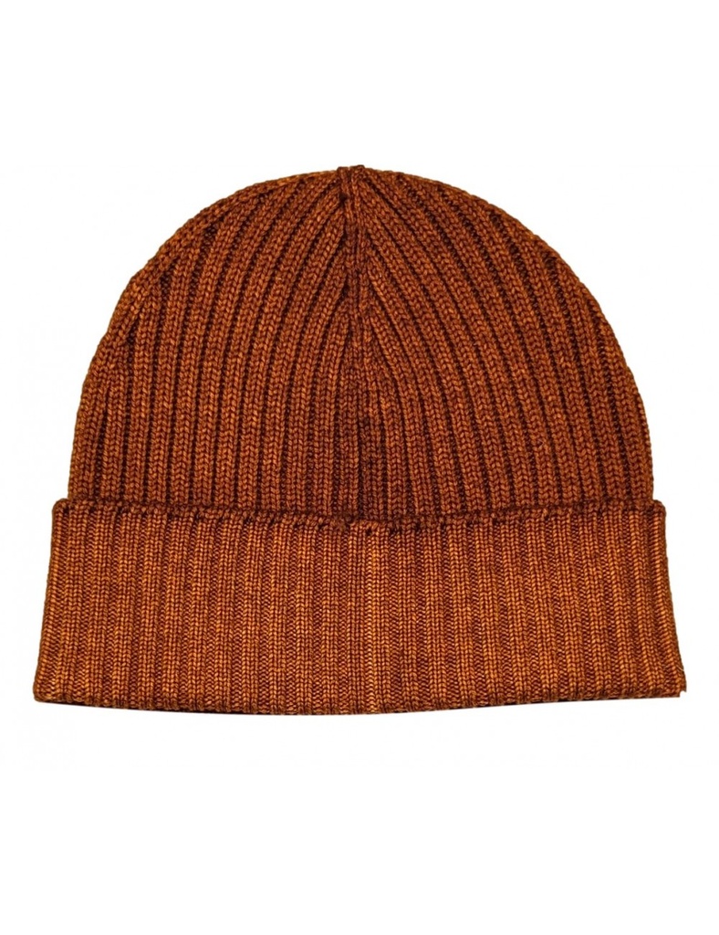 Arovescio Gorro canale hand sprayed treatment color naranja oscuro