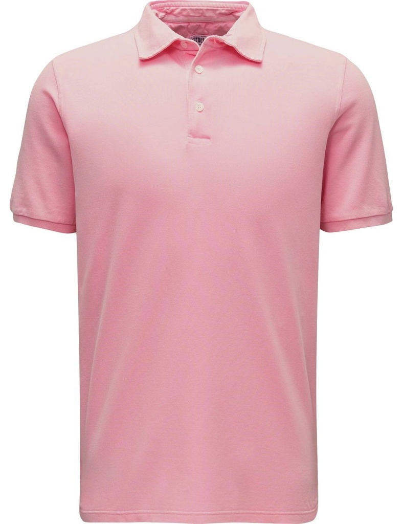 Fedeli polo granito north manga corta rosa