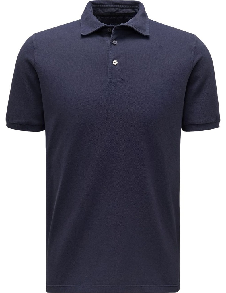 Fedeli polo granito north manga corta azul marino