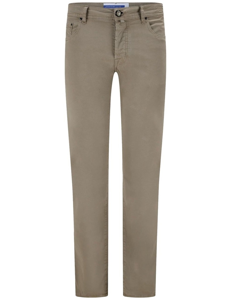 Jacob Cohën vaquero gabardina algodón elástica color avellana