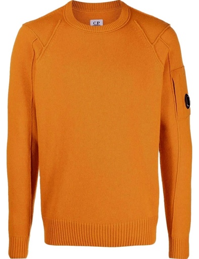 CP COMPANY JERSEY CUELLO REDONDO LAMBSWOOL NARANJA CALABAZA