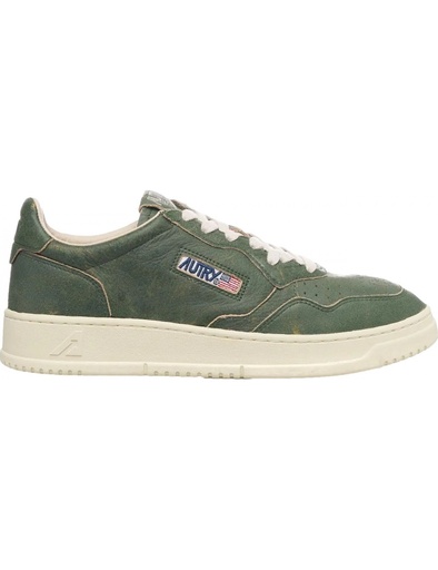 AUTRY Medalist low piel cabra verde vintage