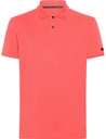 RRD polo macro manga corta rojo coral